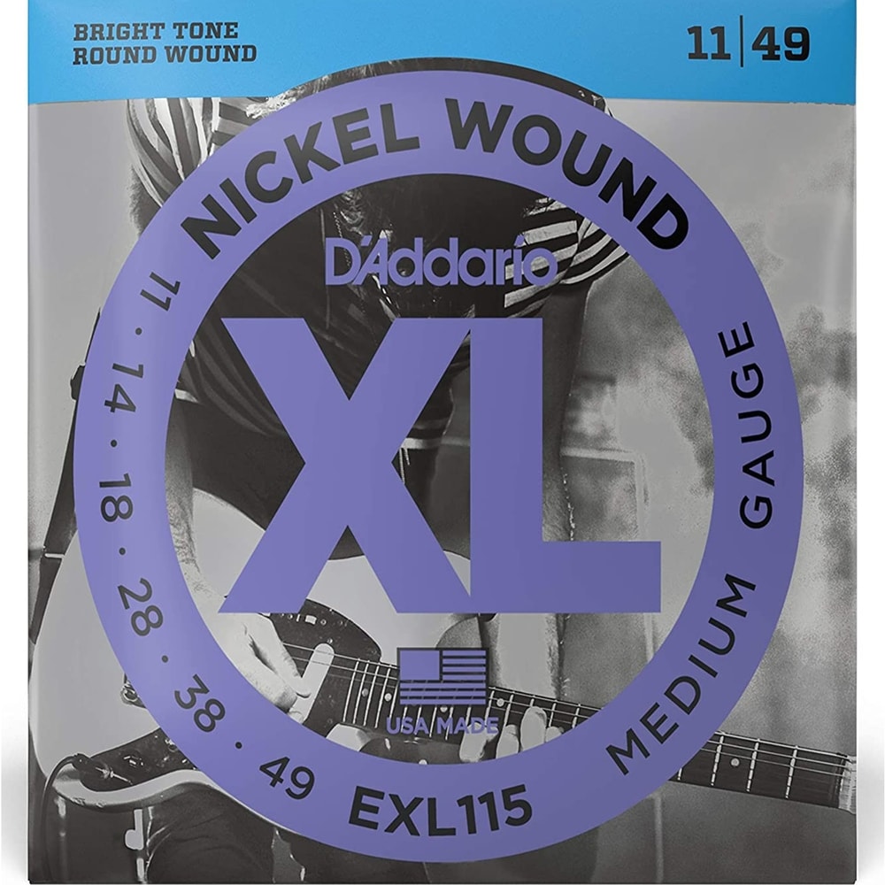 Encordoamento para Guitarra D'Addario EXL115 Blues/Jazz Rock 0.011