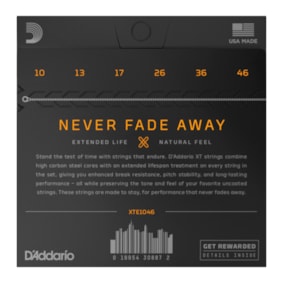 Encordoamento para Guitarra D'Addario XTE1046 Regular Light 0.010 Coated Encordoamento para Guitarra D'Addario XTE1046 Regular Light 0.010 Coated