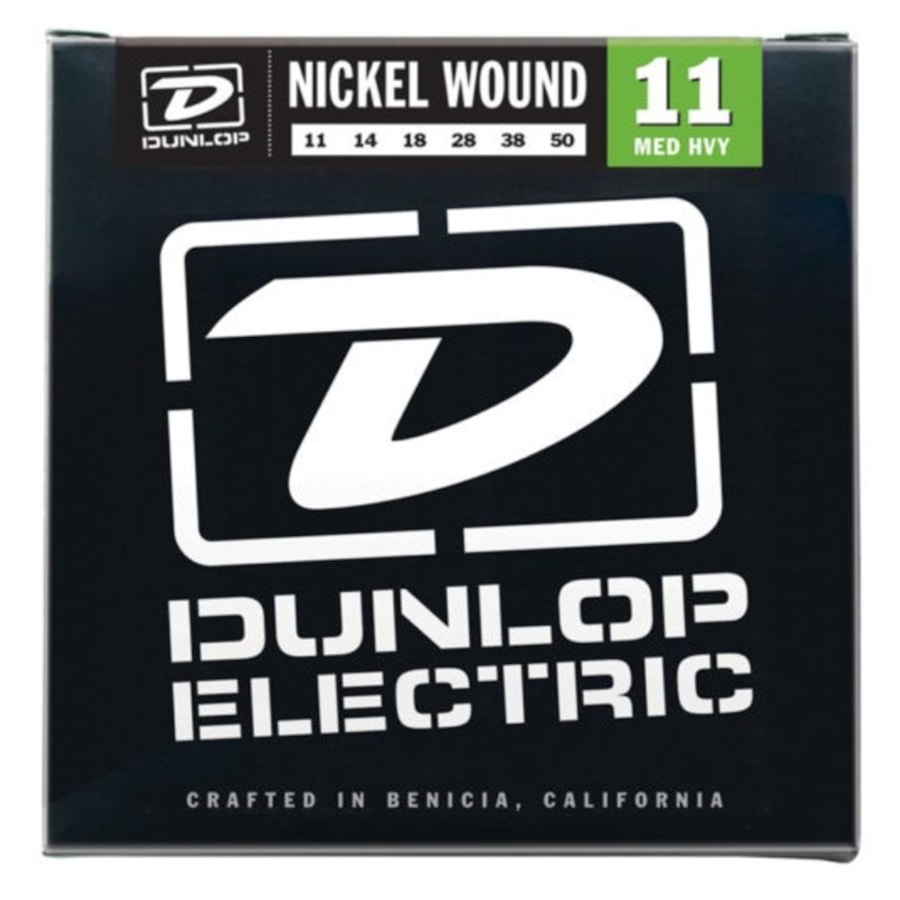 Encordoamento para Guitarra Dunlop Nickel Wound Medium/Heavy 0.011