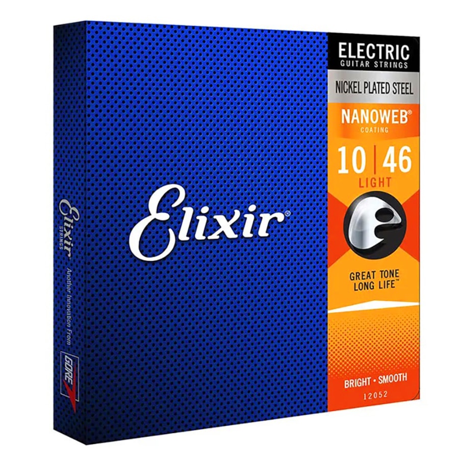 Encordoamento para Guitarra Elixir 12052 Light Nanoweb 0.010 Encordoamento para Guitarra Elixir 12052 Light Nanoweb 0.010