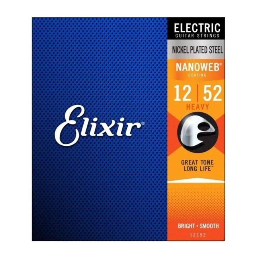 Encordoamento para Guitarra Elixir 12152 Heavy Nanoweb 0.012 Encordoamento para Guitarra Elixir 12152 Heavy Nanoweb 0.012
