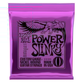 Encordoamento para Guitarra Ernie Ball 2220 Power Slinky 0.011 Encordoamento para Guitarra Ernie Ball 2220 Power Slinky 0.011