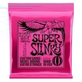 Encordoamento para Guitarra Ernie Ball 2223 Super Slinky 0.009 Encordoamento para Guitarra Ernie Ball 2223 Super Slinky 0.009