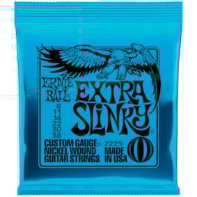Encordoamento para Guitarra Ernie Ball P2225 Extra Slinky 0.008 – 0.038 Encordoamento para Guitarra Ernie Ball P2225 Extra Slinky 0.008 – 0.038