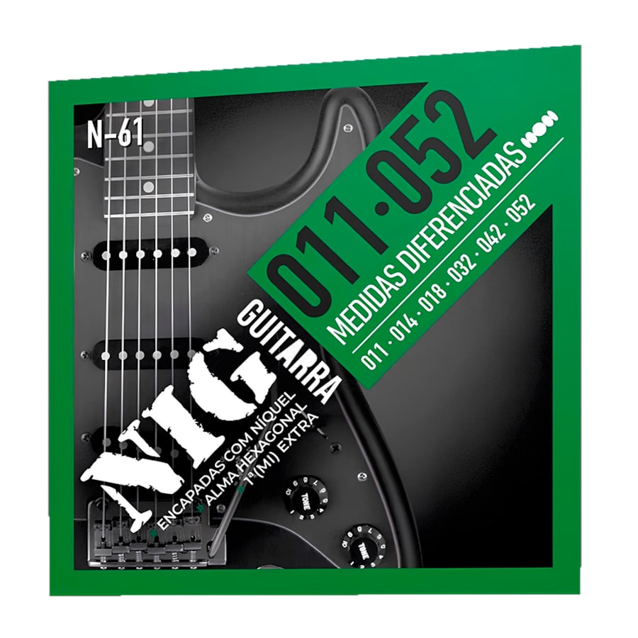 Encordoamento para Guitarra NIG N-61 0.011