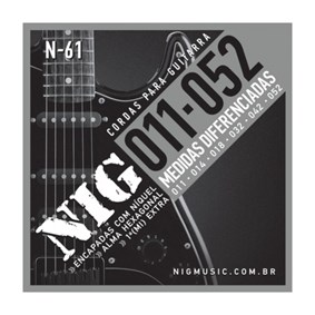 Encordoamento para Guitarra NIG N-61 0.011