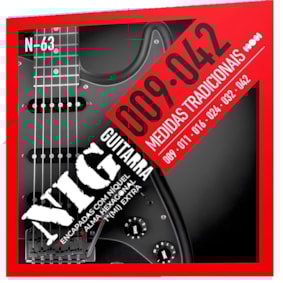 Encordoamento para Guitarra NIG N-63 0.009