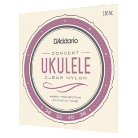 Encordoamento para Ukulele Concerto D'Addario Pro-Arté EJ65C Encordoamento para Ukulele Concerto D'Addario Pro-Arté EJ65C