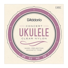 Encordoamento para Ukulele Concerto D'Addario Pro-Arté EJ65C Encordoamento para Ukulele Concerto D'Addario Pro-Arté EJ65C