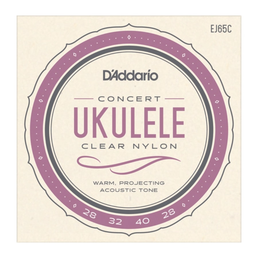 Encordoamento para Ukulele Concerto D'Addario Pro-Arté EJ65C Encordoamento para Ukulele Concerto D'Addario Pro-Arté EJ65C