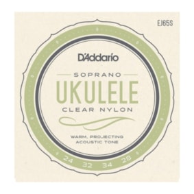 Encordoamento para Ukulele Soprano D'Addario Pro-Arté EJ65S Encordoamento para Ukulele Soprano D'Addario Pro-Arté EJ65S
