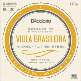 Encordoamento para Viola Brasileira D’Addario EJ82A Encordoamento para Viola Brasileira D’Addario EJ82A