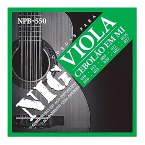 Encordoamento para Viola NIG NPB550 Cebolão em Mí Encordoamento para Viola NIG NPB550 Cebolão em Mí