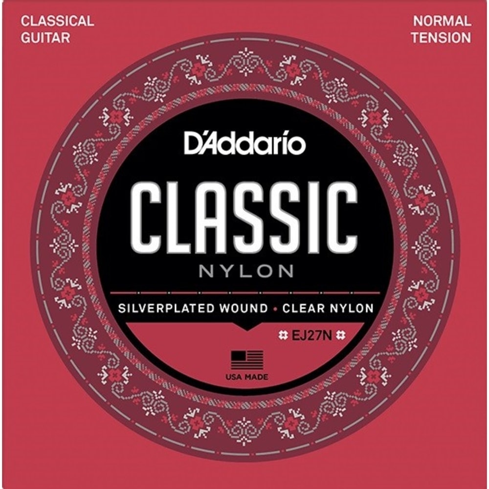Encordoamento para Violao D'Addario EJ27N Classic Nylon Normal Tension