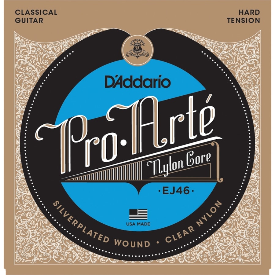 Encordoamento para Violao D'Addario EJ46 Pró Arte Nylon Core T. Hard Encordoamento para Violao D'Addario EJ46 Pró Arte Nylon Core T. Hard