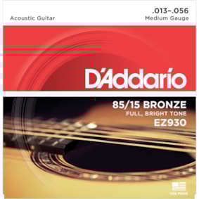 Encordoamento para Violao D'Addario EZ930 Medium 0.013 Encordoamento para Violao D'Addario EZ930 Medium 0.013