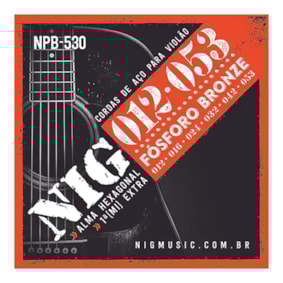 Encordoamento para Violão de Aço NIGNPB530 012 Fósforo Bronze Encordoamento para Violão de Aço NIGNPB530 012 Fósforo Bronze