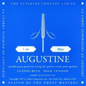 Encordoamento para Violão de Nylon Augustine Classic Blue
