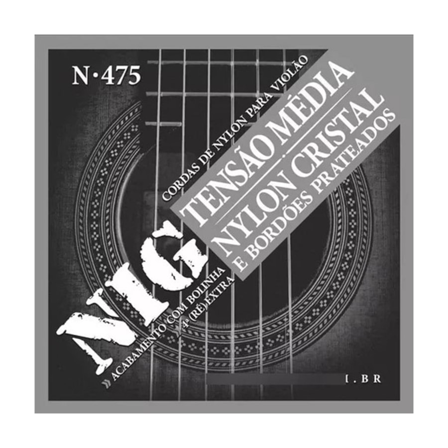 Encordoamento para Violão NIG N475 de Nylon Tensão Média Com Bolinha
 Encordoamento para Violão NIG N475 de Nylon Tensão Média Com Bolinha