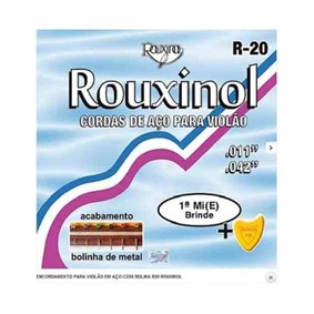 Encordoamento para Violão Rouxinol de Aço c/ Bolinha R-20