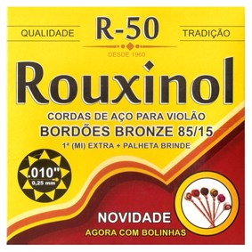 Encordoamento para Violão Rouxinol R-50 de Aço