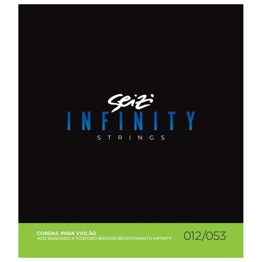 Encordoamento para Violão Seizi Infinity de Aço Phosphor Bronze 0.012