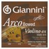 Encordoamento para Violino Giannini GEAVVA de Alumínio