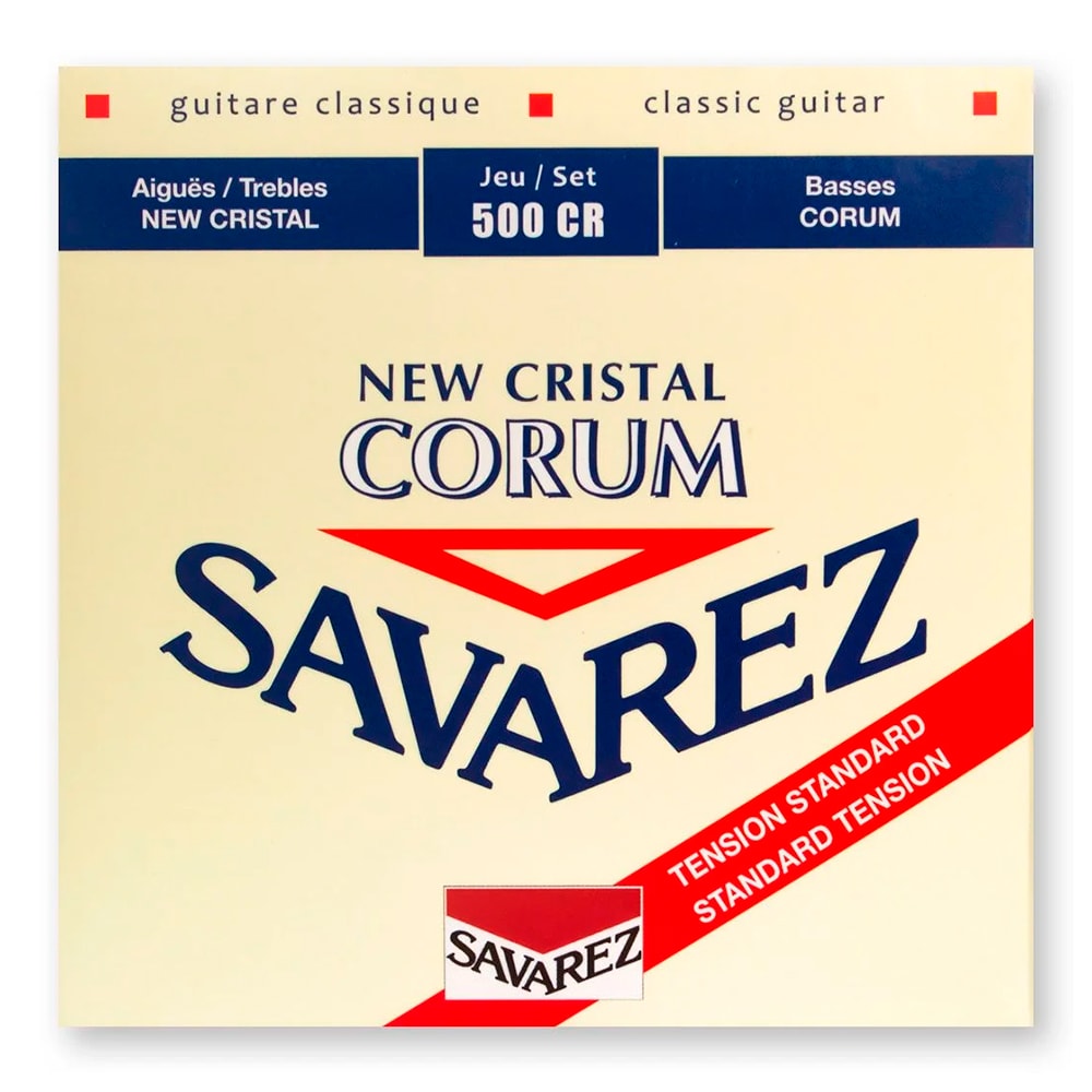 Encordoamento Savarez 500CR New Cristal Corum Nylon Tensão Média