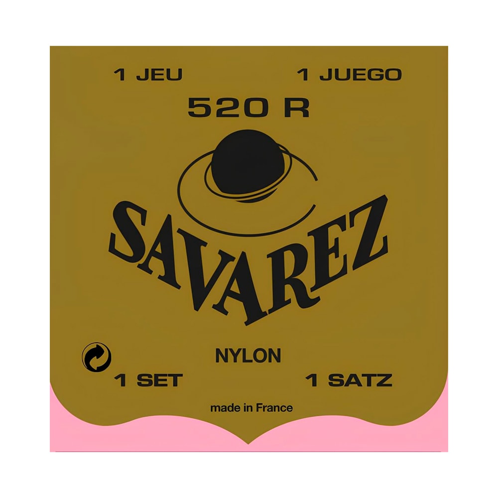 Encordoamento Savarez 520R Tradicional Nylon Tensão Média 