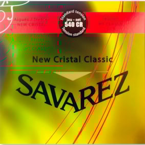 Encordoamento Savarez 540CR New Cristal Classic Nylon Tensão Média Encordoamento Savarez 540CR New Cristal Classic Nylon Tensão Média