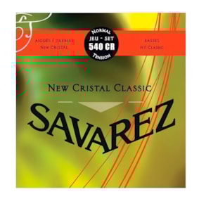Encordoamento Savarez 540CR New Cristal Classic Nylon Tensão Média Encordoamento Savarez 540CR New Cristal Classic Nylon Tensão Média
