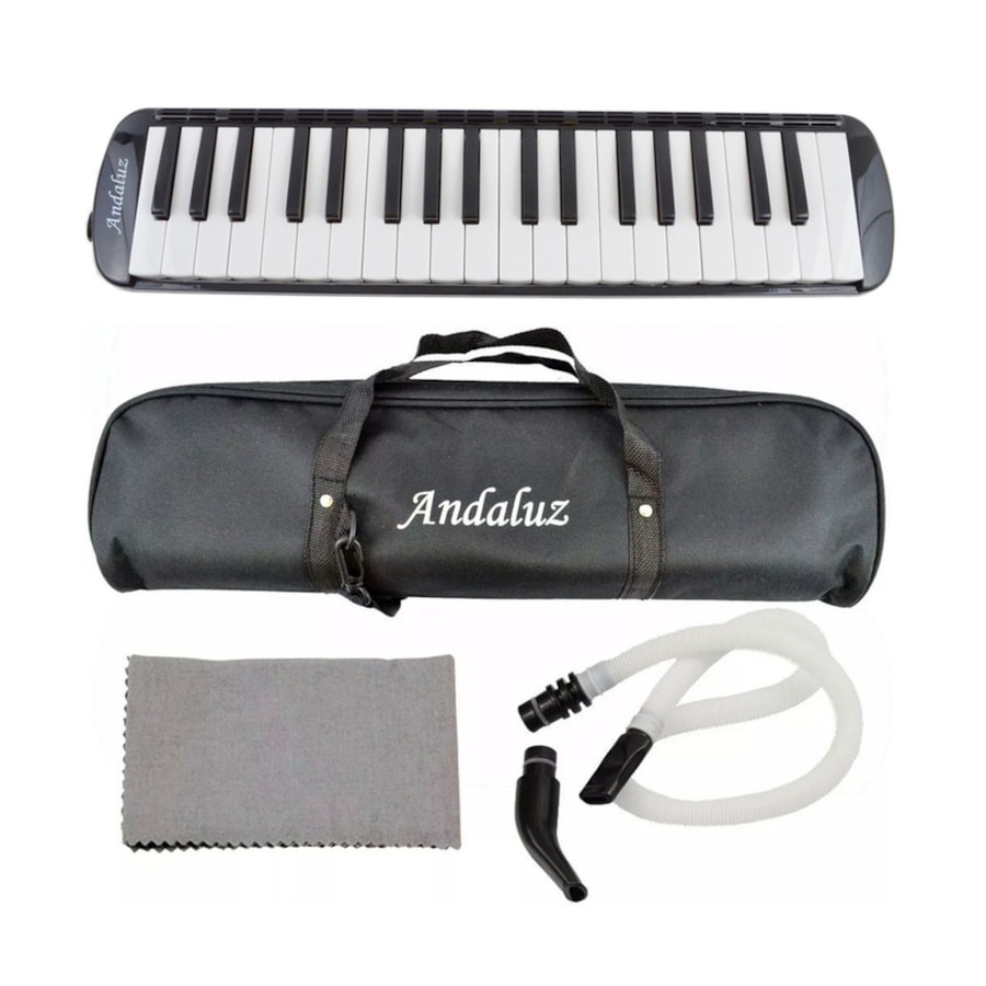 Escaleta Andaluz FT37K BK de 37 Teclas Preta c/ Bag Escaleta Andaluz FT37K BK de 37 Teclas Preta c/ Bag