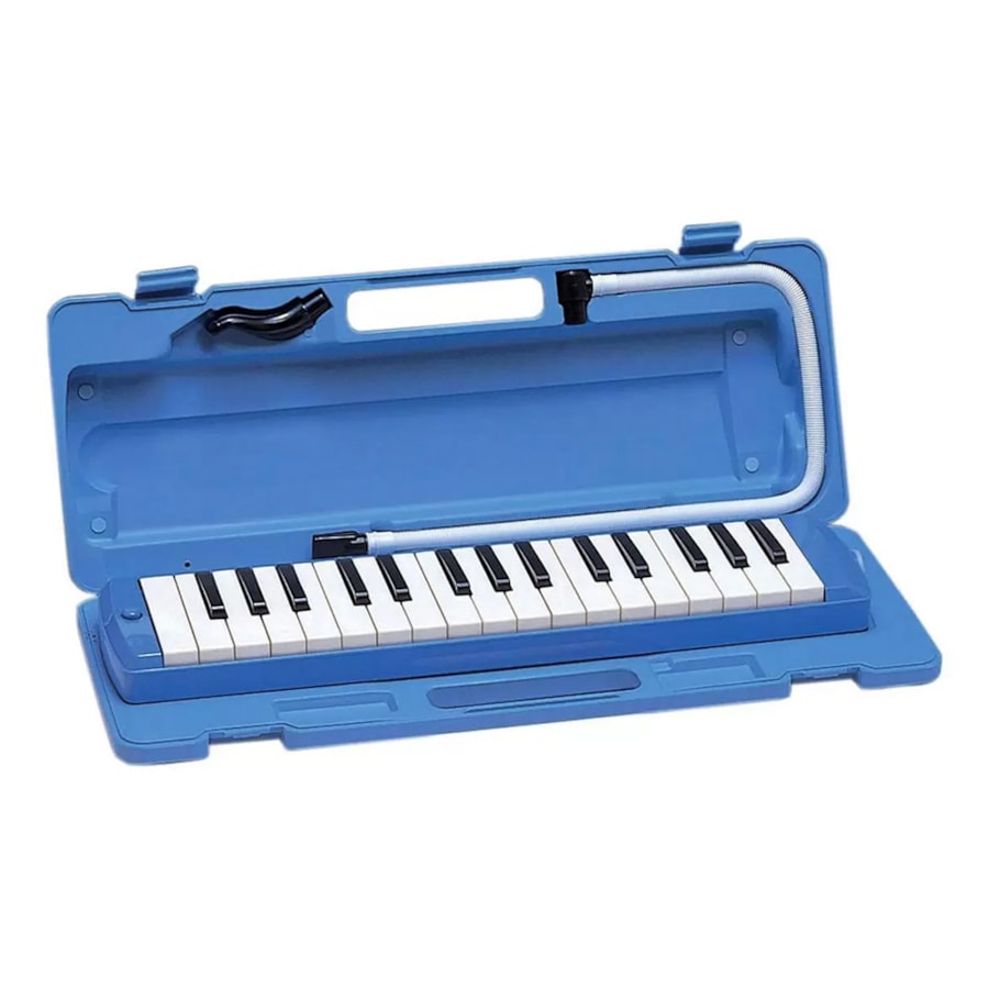 Escaleta Yamaha P-32D Linha Pianica de 32 Teclas Azul c/ Estojo