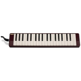 Escaleta Yamaha P-37D Linha Pianica de 37 Teclas Vermelho Escuro c/ Estojo