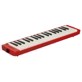 Escaleta Yamaha P37ERD Linha Pianica de 37 Teclas Vermelha c/ Estojo