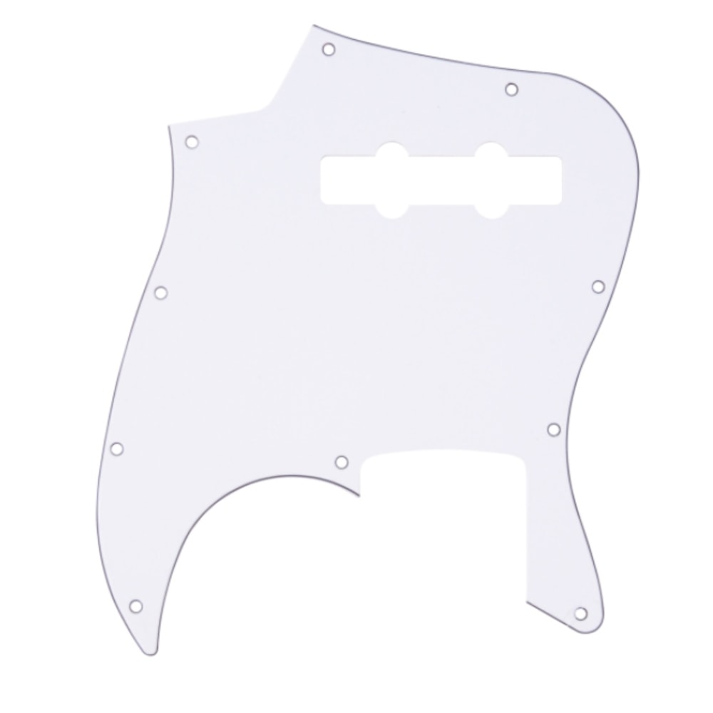 Escudo Dolphin p/ Contrabaixo Jazz Bass Branco - 5628