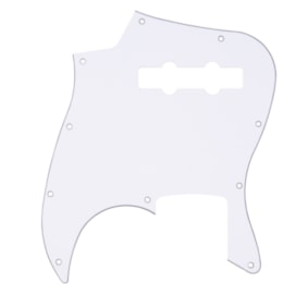 Escudo Dolphin p/ Contrabaixo Jazz Bass Branco - 5628 Escudo Dolphin p/ Contrabaixo Jazz Bass Branco - 5628