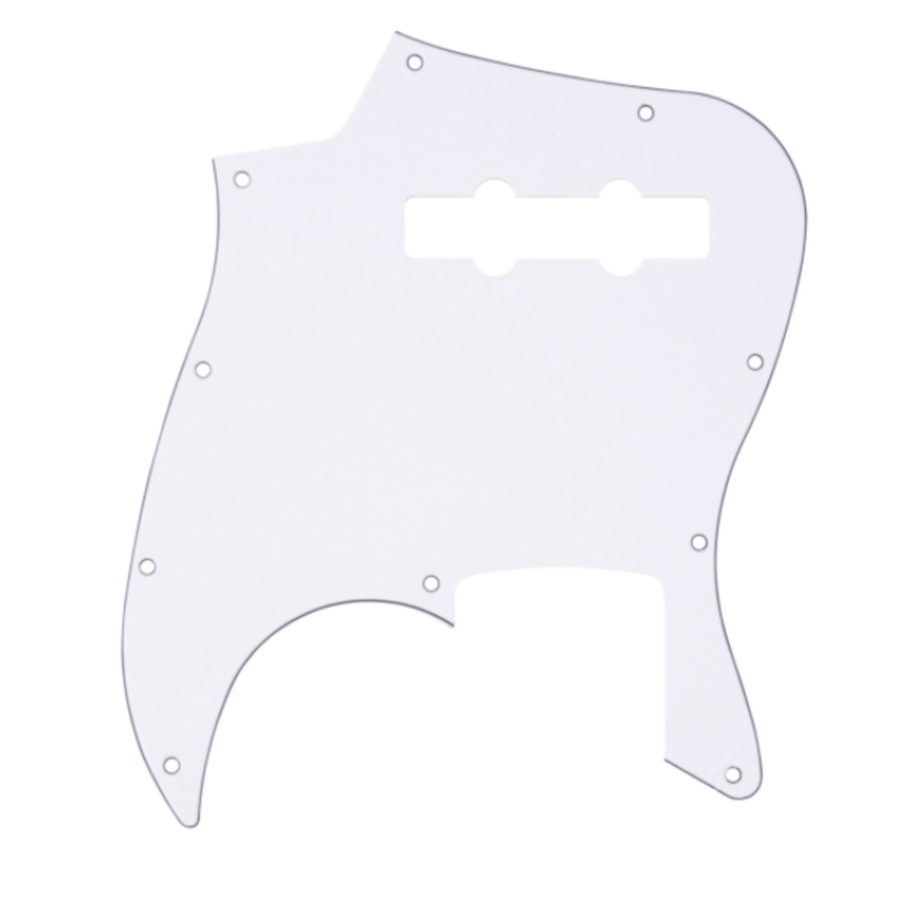 Escudo Dolphin p/ Contrabaixo Jazz Bass Branco - 5628 Escudo Dolphin p/ Contrabaixo Jazz Bass Branco - 5628