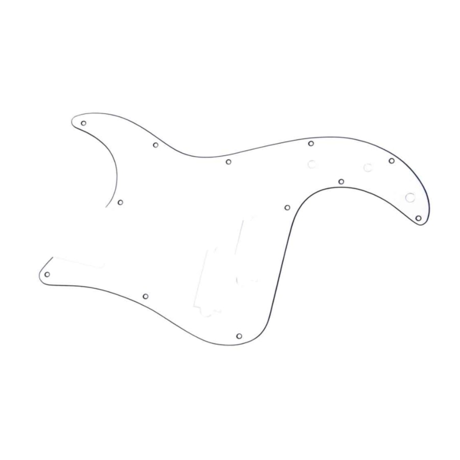 Escudo Dolphin p/ Contrabaixo Precision Bass Branco - 5626 Escudo Dolphin p/ Contrabaixo Precision Bass Branco - 5626