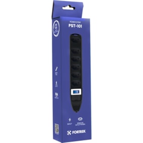 Filtro de Linha Fortrek PST101 C/ 6 Tomadas de 1 Metro Filtro de Linha Fortrek PST101 C/ 6 Tomadas de 1 Metro