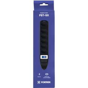 Filtro de Linha Fortrek PST101 C/ 6 Tomadas de 1 Metro Filtro de Linha Fortrek PST101 C/ 6 Tomadas de 1 Metro