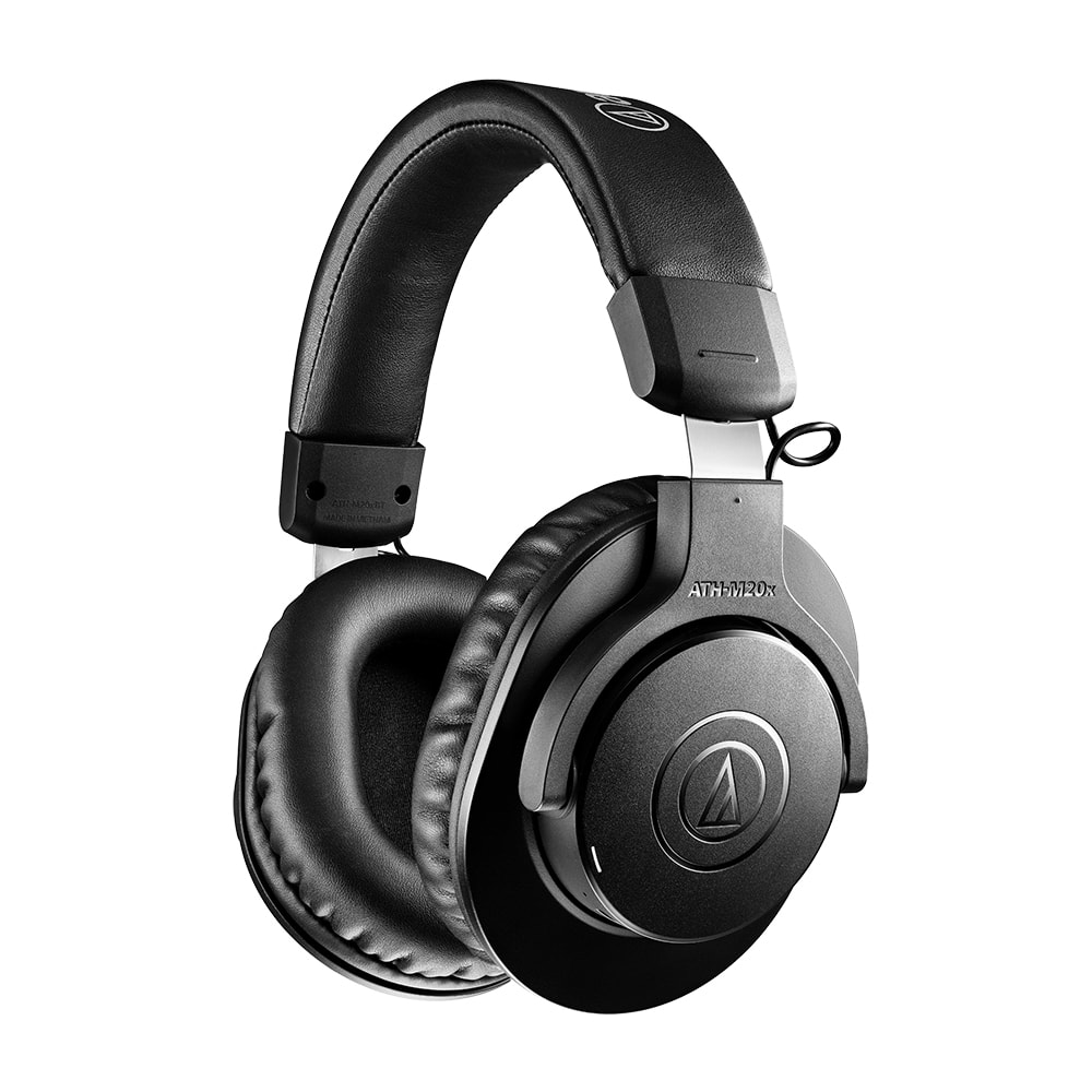 Fone de Ouvido Audio-Technica ATH-M20xBT Over-Ear M Series de Estúdio Preto C/ Bluetooth