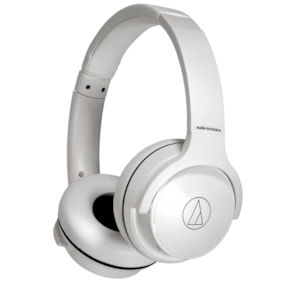 Fone De Ouvido  Áudio Technica ATH-S220BT WH Branco Over Ear C/ Bluetooth