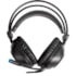 Fone De Ouvido Gamer Fortrek Crusader Headset  P2 + USB RGB Preto