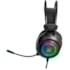 Fone De Ouvido Gamer Fortrek Crusader Headset  P2 + USB RGB Preto
