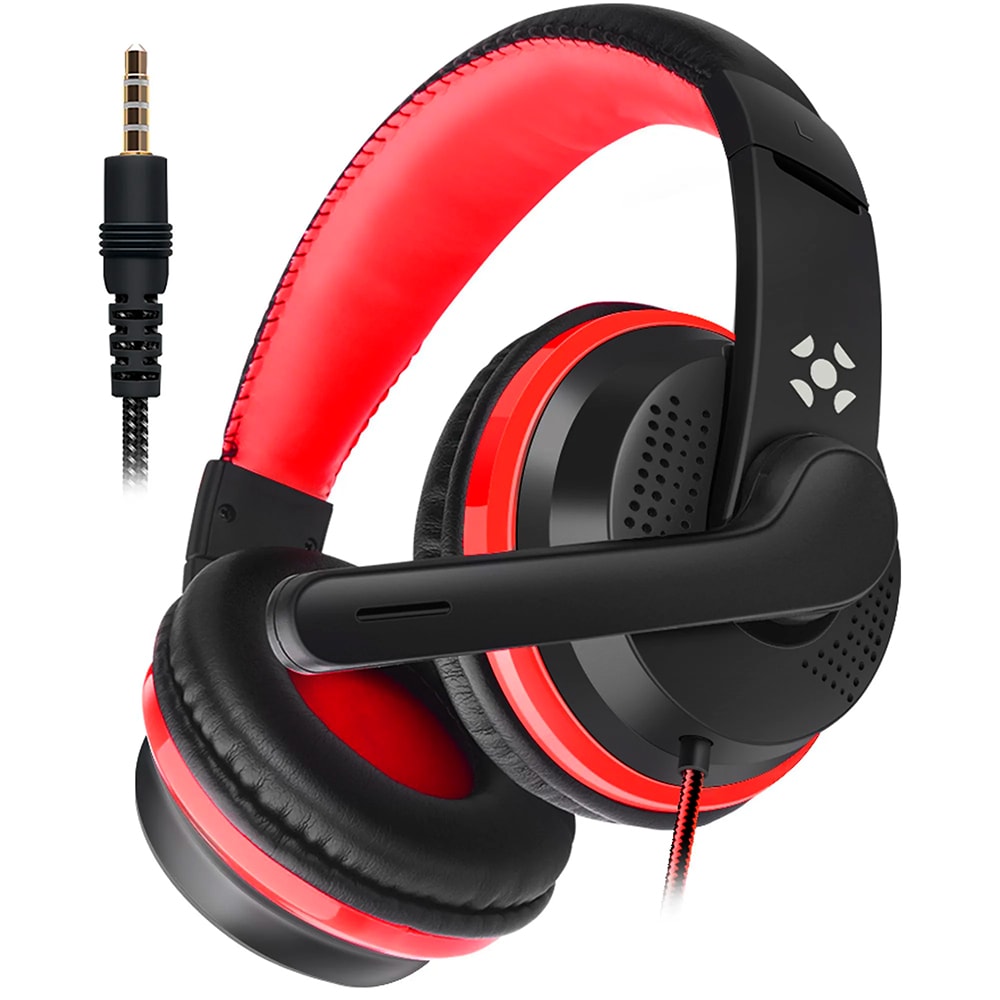 Fone De Ouvido Gamer Fortrek  Spider Black Headset P3 