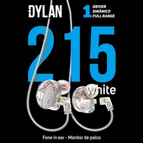 Fone de Ouvido In Ear Dylan DE215 1 Driver White