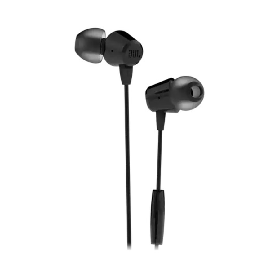 Fone de Ouvido In Ear JBL C50HI com Microfone Preto Fone de Ouvido In Ear JBL C50HI com Microfone Preto