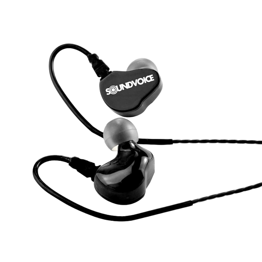 Fone de Ouvido In Ear Soundvoice IE01 Retorno Fone de Ouvido In Ear Soundvoice IE01 Retorno