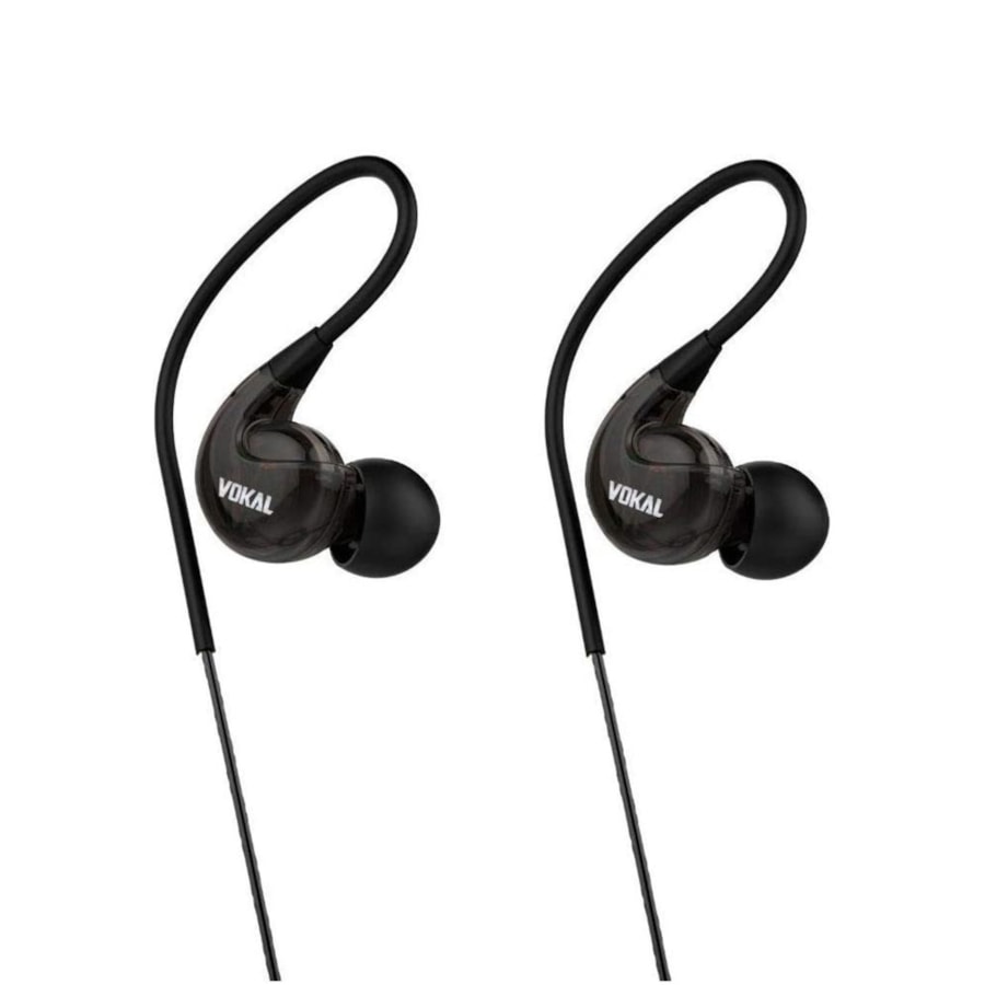 Fone de Ouvido In Ear Vokal E40 Retorno - Preto Fone de Ouvido In Ear Vokal E40 Retorno - Preto